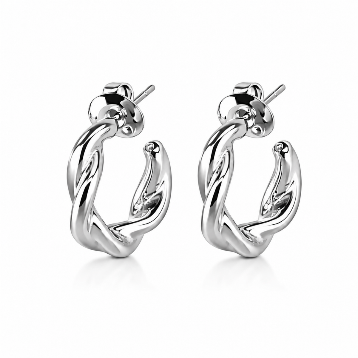 Aveline Hoops silver-colored