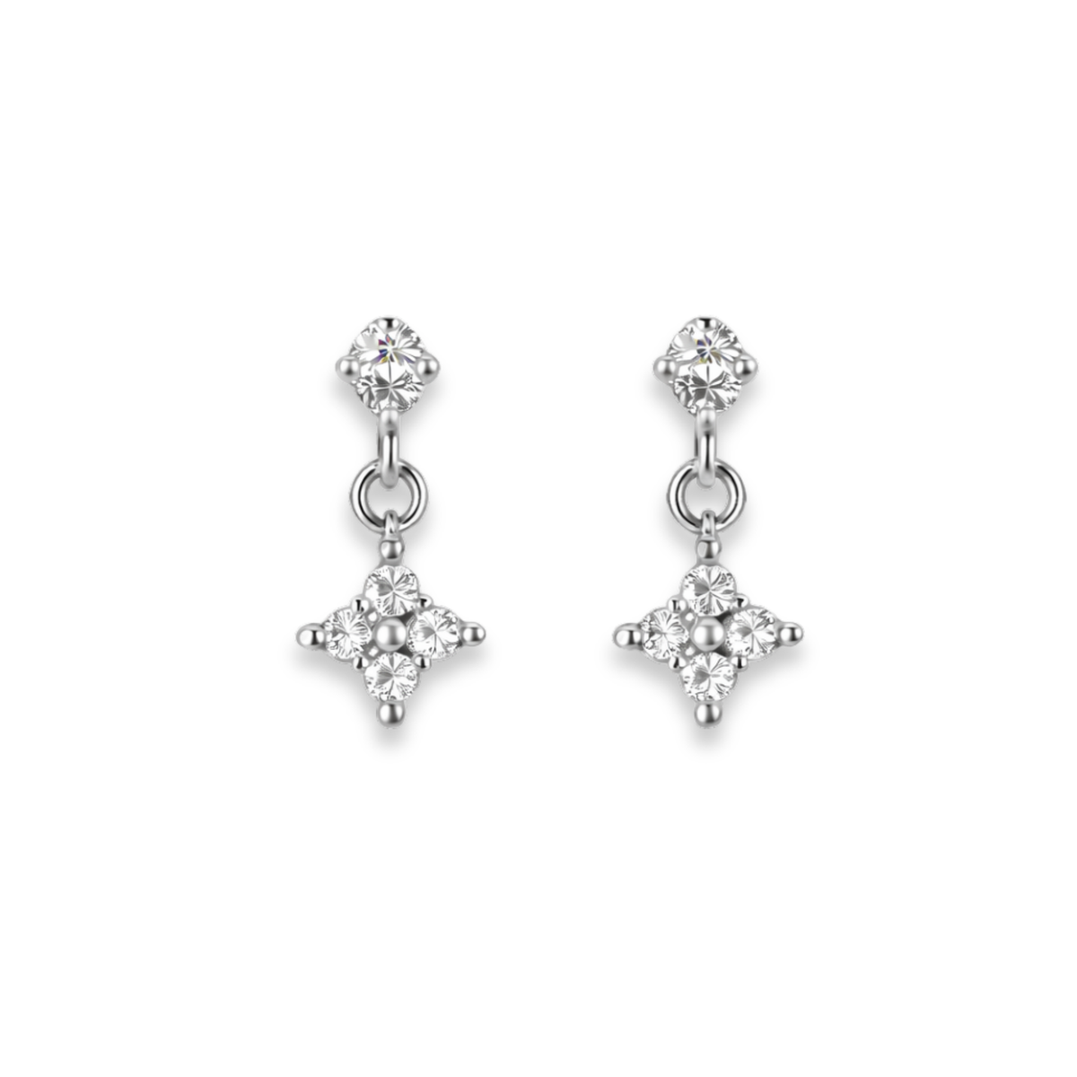 Grace Earrings Silver-coloured