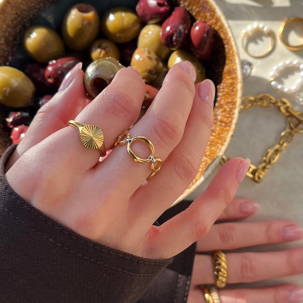 Elin Ring Guldbelagt